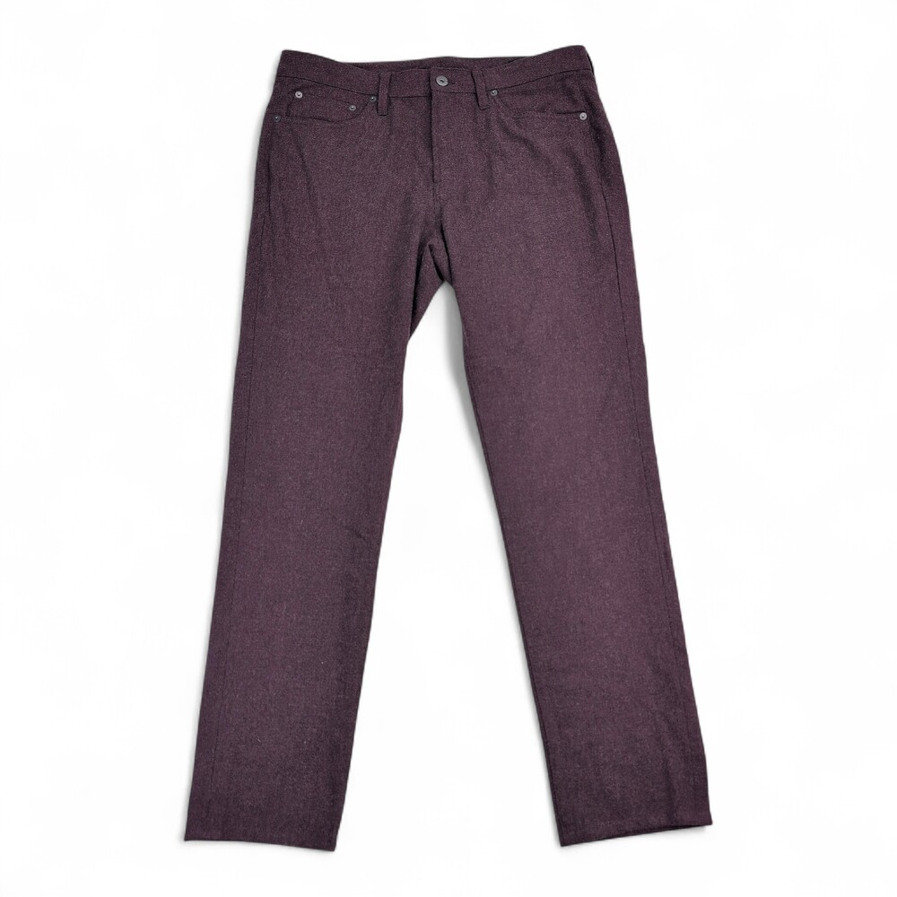 Bonobos‎ Slim Taper Dress Pants 32x32 Plum Heather
